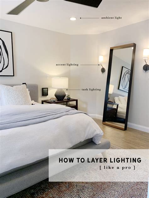 How to layer lighting in a room