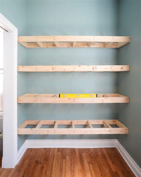 How to layout floating shelves
