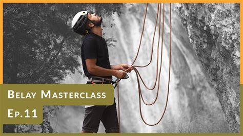 How to lead belay.  It is the basis for a relationship of absolute trust...