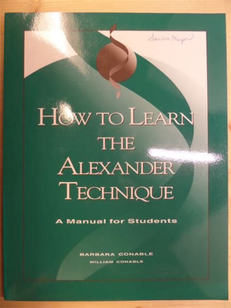 How to learn the alexander technique a manual for studentsg6517. - Pga pgm level 2 study guide.