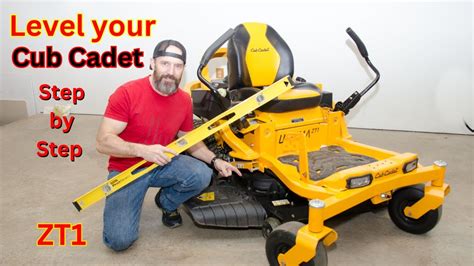 Stuck or broken Throttle Control on a Cub Cadet??No problem, easy fix, easy solution. How to level deck on cub cadet zt1