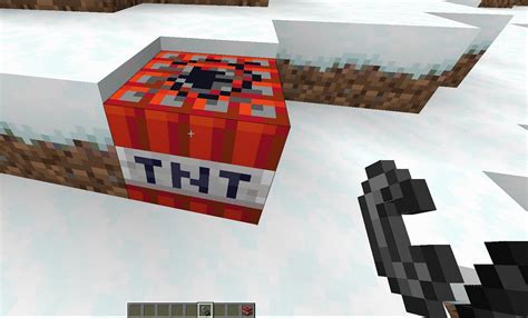 How to light up tnt in minecraft