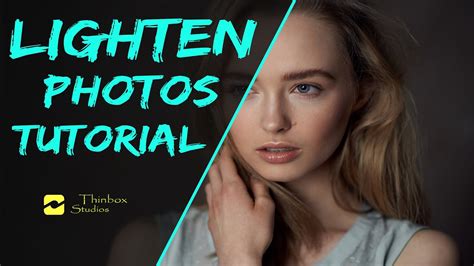 How to lighten a portrait