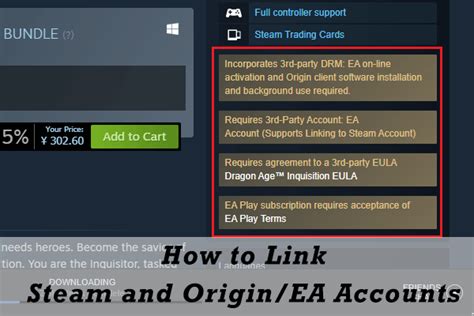 How to link your EA account to Steam/ Link Origin …