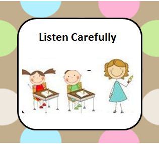 How to listen carefully in class