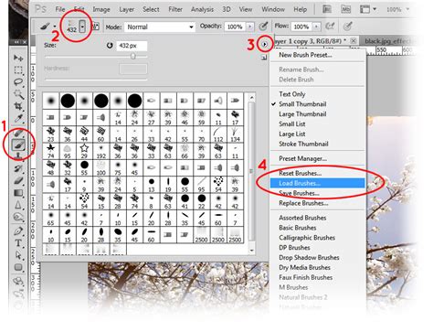 How to load brushes in photoshop cc