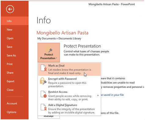 How to lock Powerpoint Presentation From Editing Protect Powerpoint
