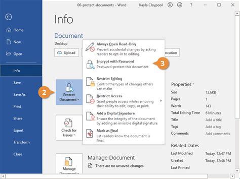 How to lock a form in word