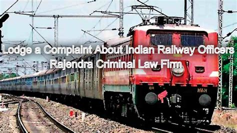 How to lodge complaint in railway