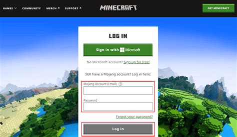 How to log into minecraft with username