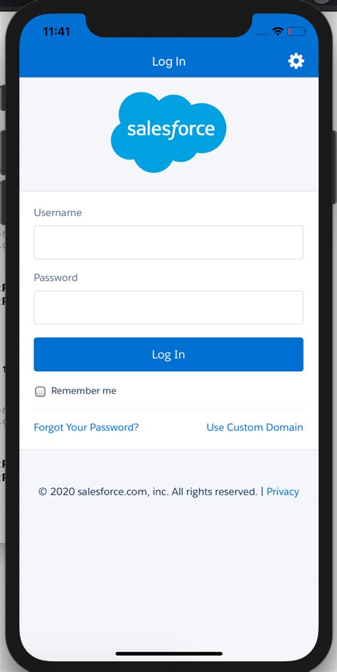 How to login in salesforce mobile app.  Save documents, spreadsheets, ...