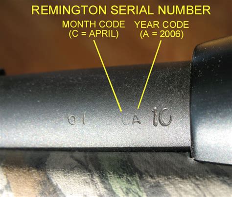 2. Does Remington provide a serial number look