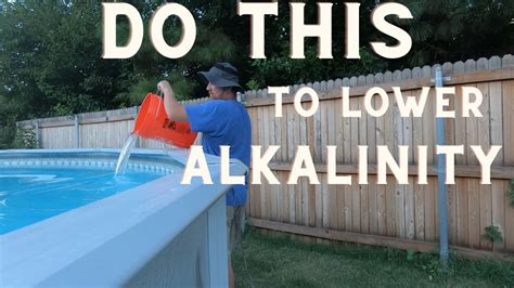 How to lower alkalinity in pool. Step 3. This step is crucial in all the steps because, in this step, you’ll add the muriatic acid in your pool that will lower the alkalinity levels. First, you should know how much water capacity your pool has; in my case, the water in my pool was 30000 gallons, so I have to use the 3 quarts of the muriatic acid, but … 
