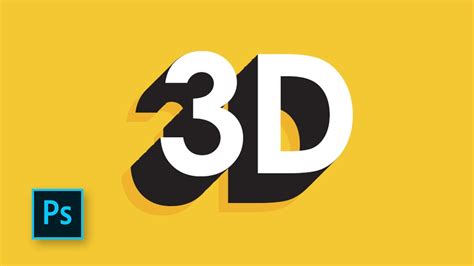 How to make 3d text in for beginners vector