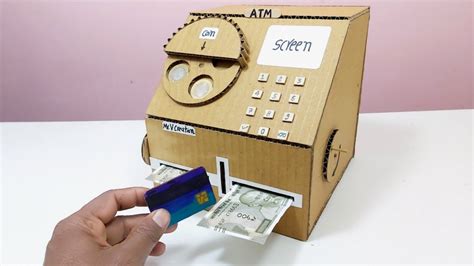 How to make ATM machine at home DIY strong security ATM …