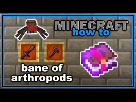 How to make Bane of Anthropods Enchantment in Minecraft Step by Step Guide