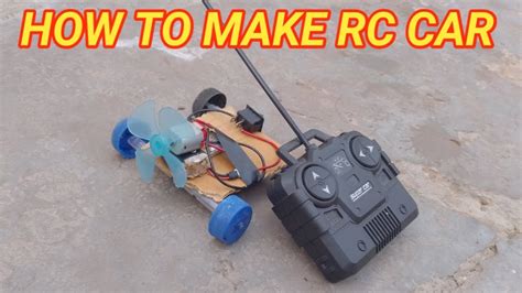 How to make DIY Remote Controlled car/How to make 4 button rc car
