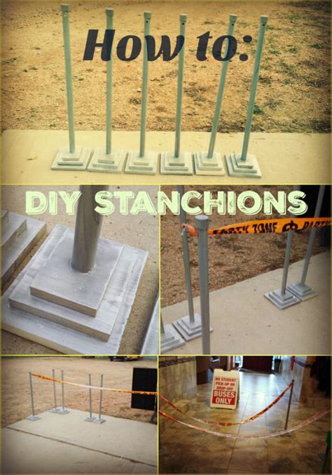 How to make DIY Stanchions