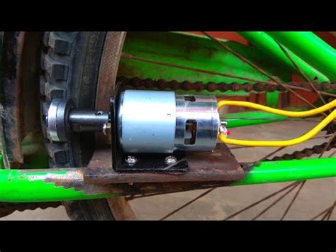 How to make Electric Bike with DC Motor YouTube