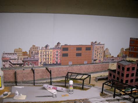 How to make HO scale backdrops