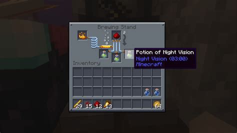 How to make Night Vision Potion in Minecraft Materials Required Crafting Guide How to Use