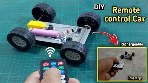 How to make Remote Control Car at home YouTube