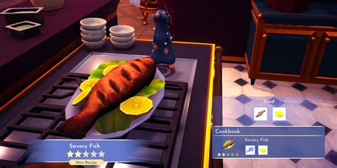 How to make Savory Fish in Disney Dreamlight Valley