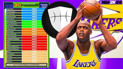 How to make Shaq EXACT Build in NBA 2K24! YouTube
