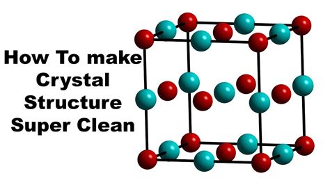 How to make Super Quality Crystal Structure in Diamond Software ...