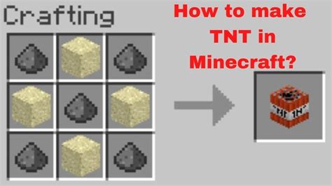 How to make TNT in Minecraft