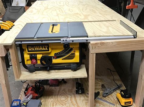 How to make Table Saw Work Table by Travis Craftlog Woodworking