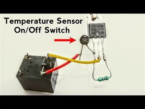 How to make Temperature Sensor Switch Using Thermistor YouTube