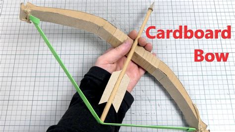 How to make a Cardboard Bow and Arrow YouTube