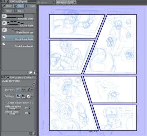 How to make a Comic Book Page in Clip Studio Paint Part Five YouTube