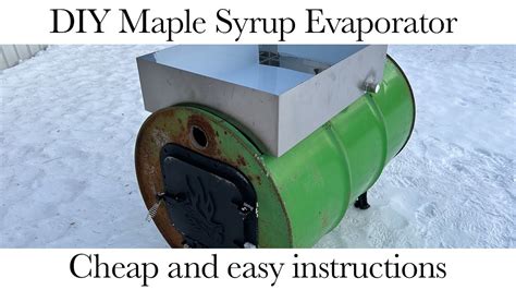 How to make a DIY Maple Syrup Evaporator! Make your own maple syrup at