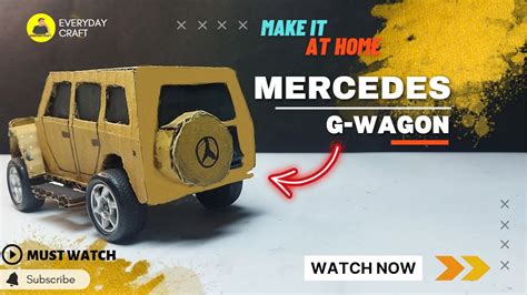 How to make a GWagon from cardboard at Home with easy tutorial