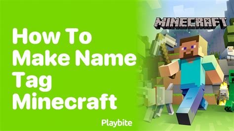 How to make a Name Tag in Minecraft Step by Step Guide