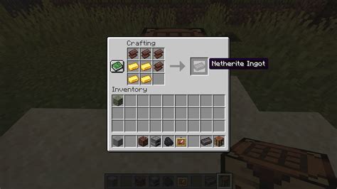 How to make a Netherite ingot in Minecraft 1 19