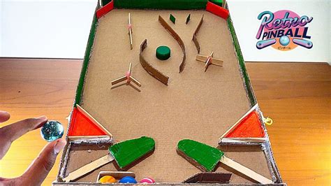 How to make a Pinball Machine with Cardboard at Home YouTube
