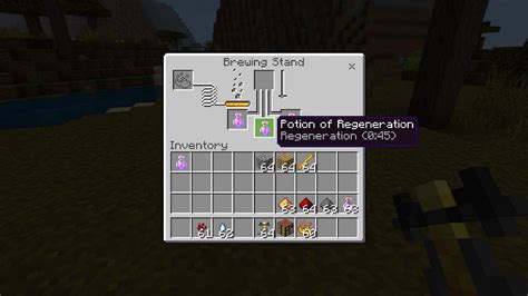 How to make a Potion of Regeneration in Minecraft 1 19 update