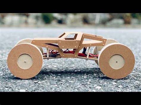 How to make a RC car(Monster Crawler Gmade) from cardboard Remote