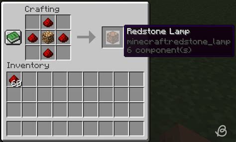 How to make a Redstone Lamp in Minecraft Materials Required Crafting Guide How to Use