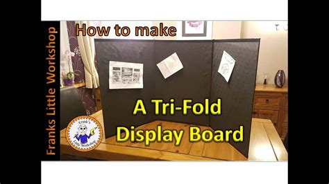 How to make a Tri Fold Display Board. YouTube