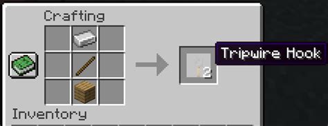 How to make a Tripwire Hook in Minecraft Step by Step Guide