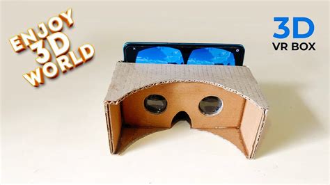 How to make a VR Box by Cardboard DIY 3D VR at Home. 