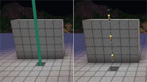 How to make a beam in minecraft