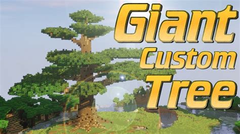 How to make a big tree minecraft