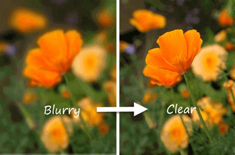 How to make a blurry image clear. Camera settings to fix blurry photos. Focus: An obvious way to take clear photos is to make sure your camera is in focus. Focus on the correct part of the composition, stand far enough away from your subject and take time to ensure the image clear before shooting. Hold your camera steady or use a tripod to ensure stability. 