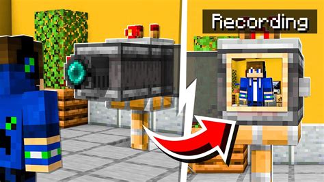 How to make a camera on minecraft