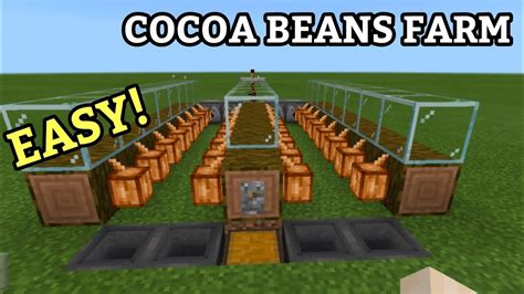 How to make a cocoa bean farm in Minecraft